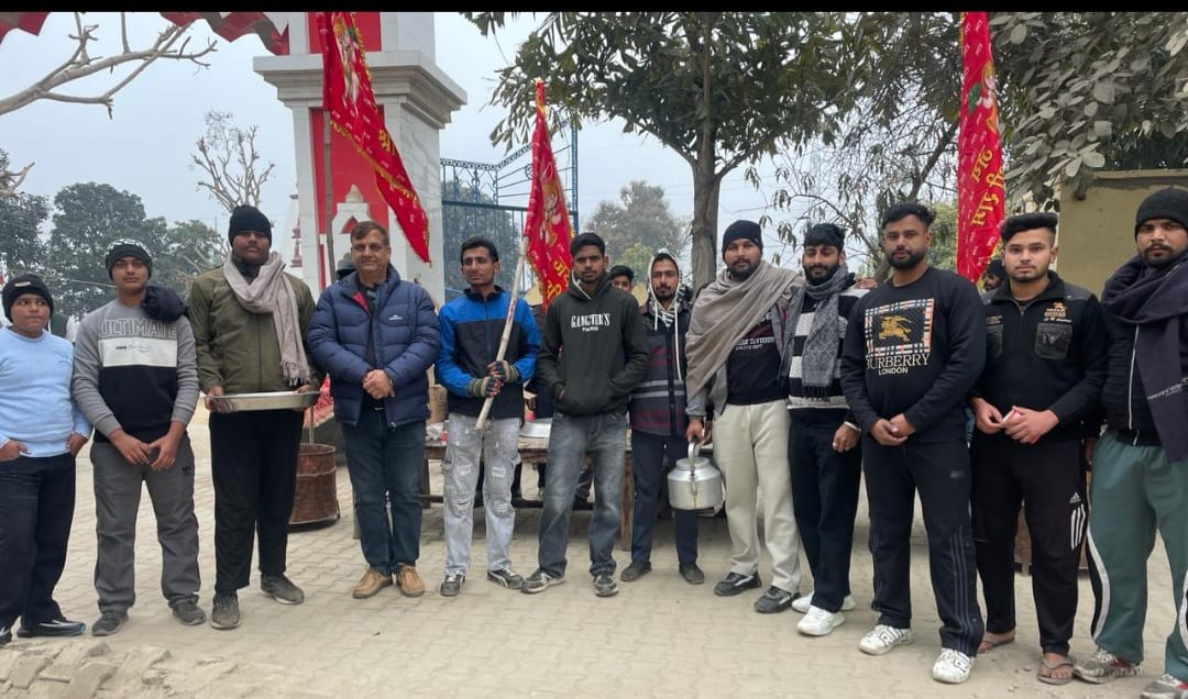 अयोध्या में श्री राम लला जी की प्राण प्रतिष्ठा के उपलक्ष्य में एक समारोह आयोजित किया गया।